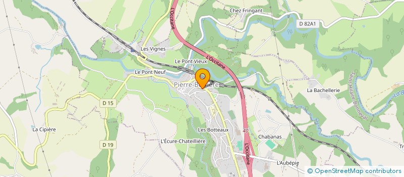 localisation de l'entreprise MONSIEUR CHRISTOPHE CHABERNAUD à PIERRE-BUFFIERE