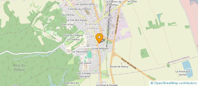 localisation de l'entreprise MONSIEUR CHRISTOPHE CHABEUF  BRIENNE-LE-CHATEAU