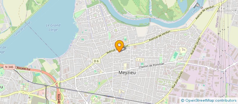 localisation de l'entreprise MONSIEUR CHRISTOPHE CHABIN  MEYZIEU