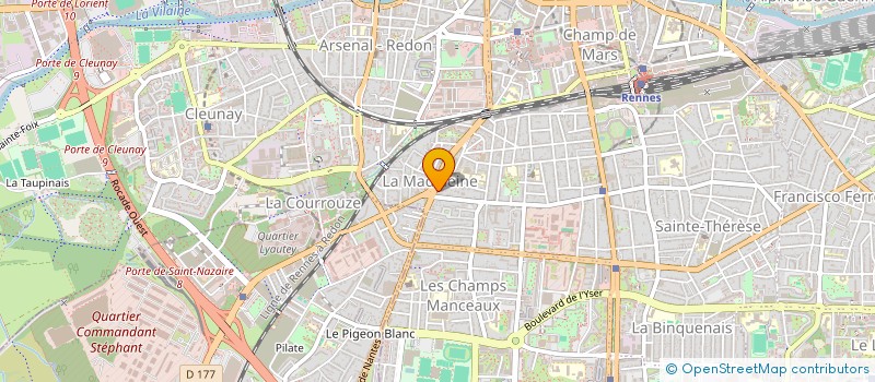 localisation de l'entreprise MONSIEUR CHRISTOPHE CHABOUX  RENNES