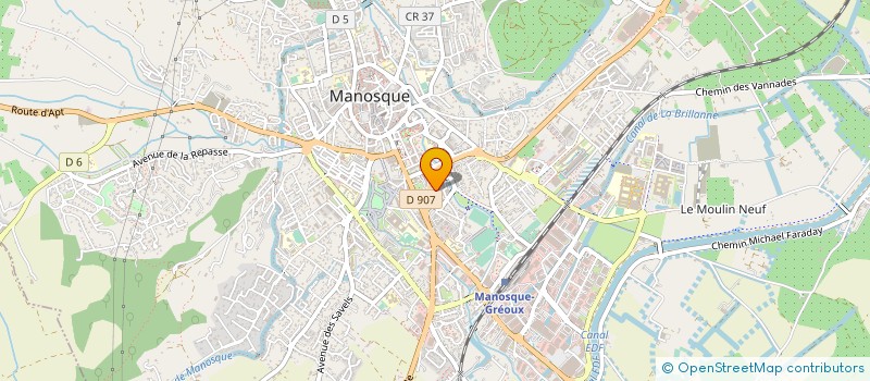 localisation de l'entreprise MONSIEUR CHRISTOPHE CHABROULLET à MANOSQUE