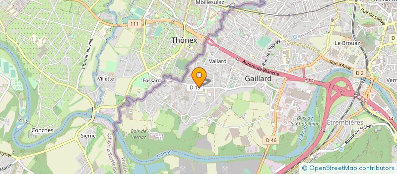 localisation de l'entreprise MONSIEUR CHRISTOPHE CHAHID à GAILLARD