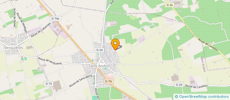 localisation de l'entreprise MONSIEUR CHRISTOPHE CHAINE  SAINT-ANDIOL