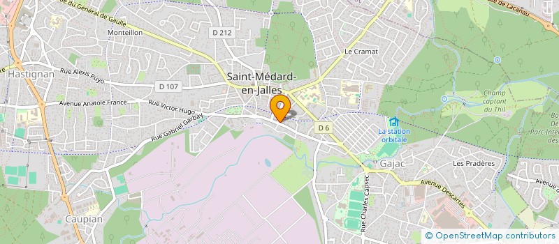 localisation de l'entreprise MONSIEUR CHRISTOPHE CHAIX à SAINT-MEDARD-EN-JALLES