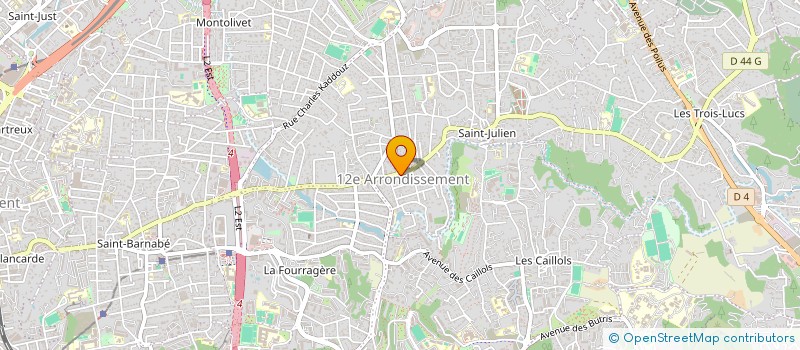 localisation de l'entreprise MONSIEUR CHRISTOPHE CHAIX  MARSEILLE