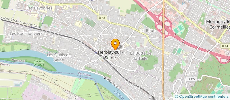 localisation de l'entreprise MONSIEUR CHRISTOPHE CHAIX  HERBLAY-SUR-SEINE