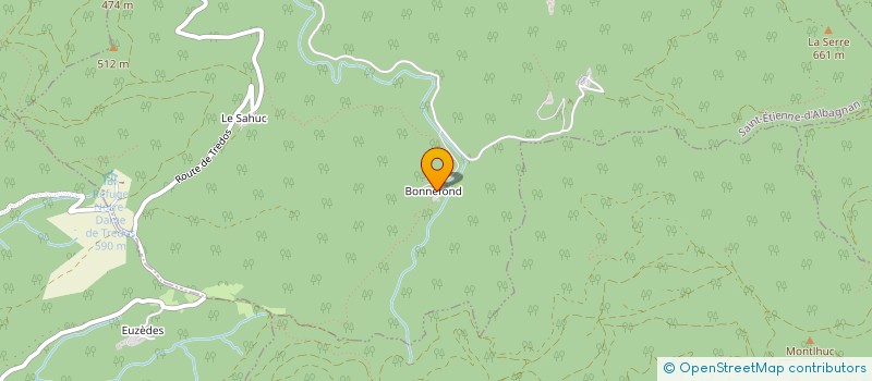 localisation de l'entreprise MONSIEUR CHRISTOPHE CHALANCON  SAINT-ETIENNE-D'ALBAGNAN