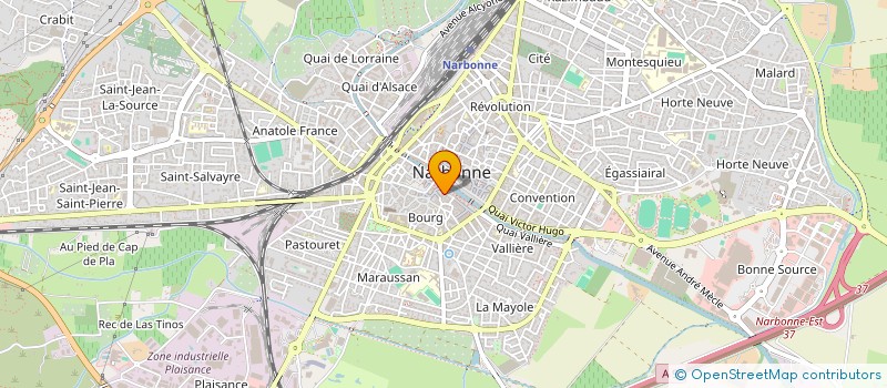 localisation de l'entreprise MONSIEUR CHRISTOPHE CHALARD  NARBONNE