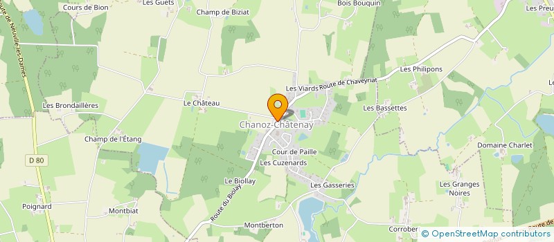 localisation de l'entreprise MONSIEUR CHRISTOPHE CHALEAT à L'ABERGEMENT-CLEMENCIAT