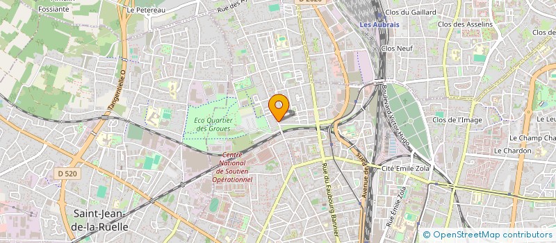 localisation de l'entreprise MONSIEUR CHRISTOPHE CHALINE  ORLEANS