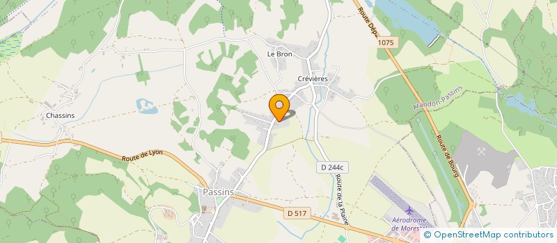 localisation de l'entreprise MONSIEUR CHRISTOPHE CHALOIN  ARANDON-PASSINS