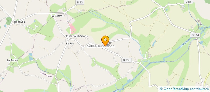 localisation de l'entreprise MONSIEUR CHRISTOPHE CHAMBILLE  SELLES-SUR-NAHON