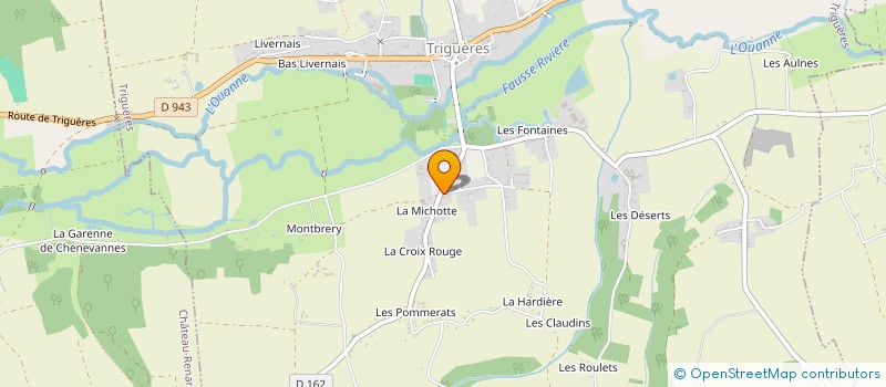localisation de l'entreprise MONSIEUR CHRISTOPHE CHAMPION à TRIGUERES