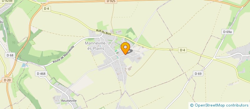 localisation de l'entreprise MONSIEUR CHRISTOPHE CHAMPION  MANNEVILLE-ES-PLAINS