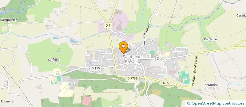 localisation de l'entreprise MONSIEUR CHRISTOPHE CHAMROEUN  SAINT-JEAN-BREVELAY