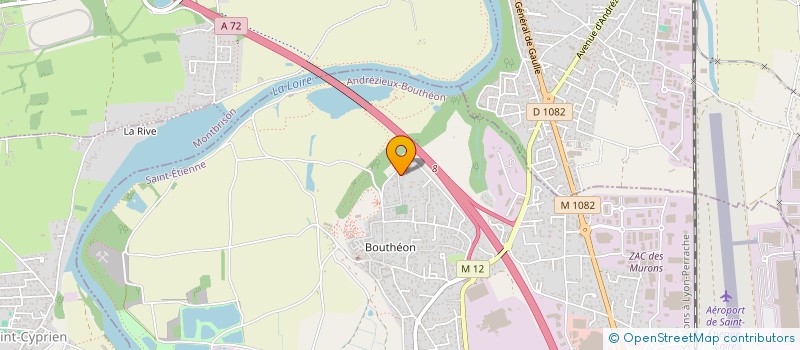 localisation de l'entreprise MONSIEUR CHRISTOPHE CHANAL  ANDREZIEUX-BOUTHEON