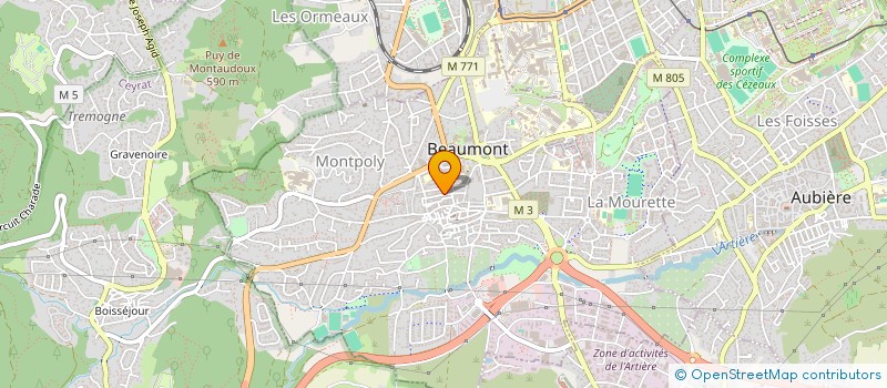 localisation de l'entreprise MONSIEUR CHRISTOPHE CHAPAD à BEAUMONT