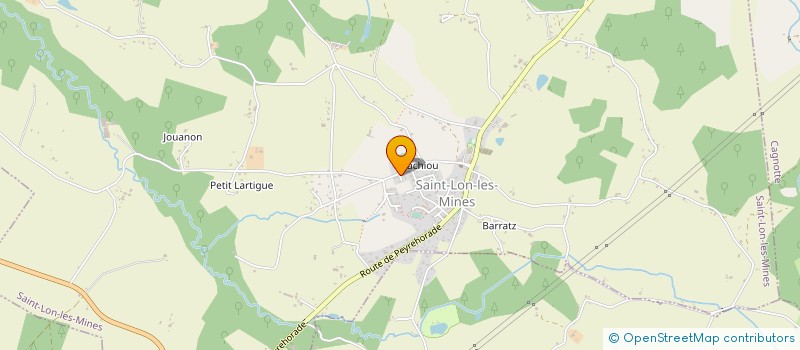 localisation de l'entreprise MONSIEUR CHRISTOPHE CHAPEU  SAINT-LON-LES-MINES