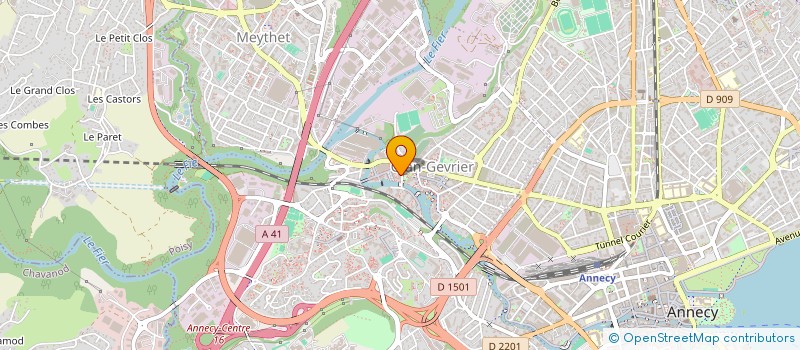 localisation de l'entreprise MONSIEUR CHRISTOPHE CHAPUIS à ANNECY