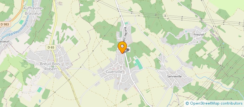 localisation de l'entreprise MONSIEUR CHRISTOPHE CHAPUT  GUERVILLE