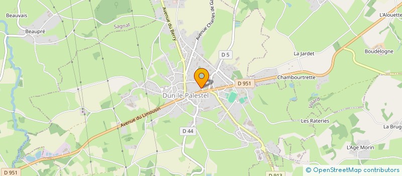 localisation de l'entreprise MONSIEUR CHRISTOPHE CHAPUT à DUN-LE-PALESTEL