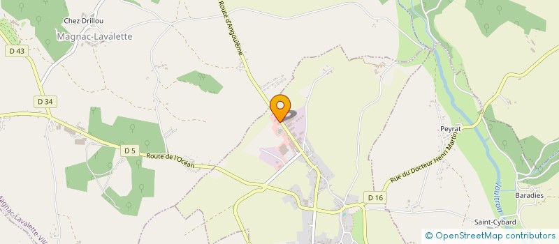 localisation de l'entreprise MONSIEUR CHRISTOPHE CHARBONNEAU à VILLEBOIS-LAVALETTE