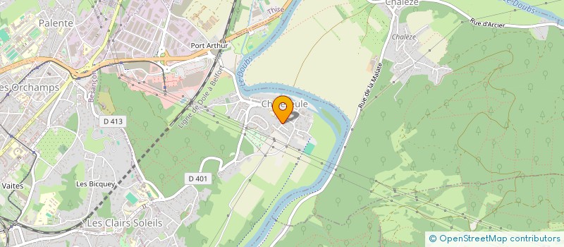 localisation de l'entreprise MONSIEUR CHRISTOPHE CHARLES  CHALEZEULE