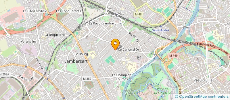 localisation de l'entreprise MONSIEUR CHRISTOPHE CHARLET à LAMBERSART
