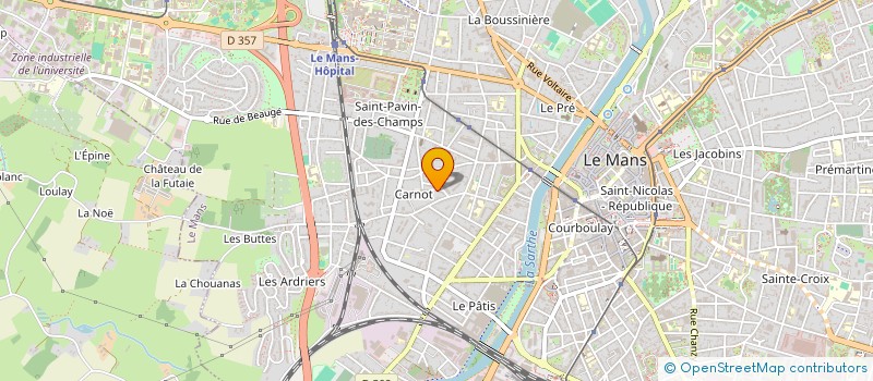 localisation de l'entreprise MONSIEUR CHRISTOPHE CHARLET à LE MANS