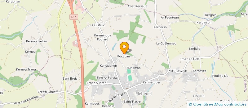 localisation de l'entreprise MONSIEUR CHRISTOPHE CHARON  PLEHEDEL