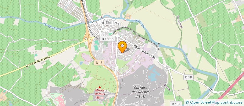 localisation de l'entreprise MONSIEUR CHRISTOPHE CHAROT  SAINT-THIBERY