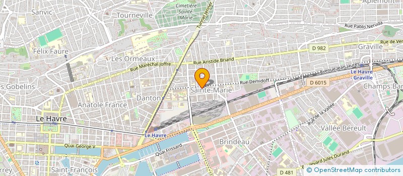 localisation de l'entreprise MONSIEUR CHRISTOPHE CHARPENTIER  LE HAVRE