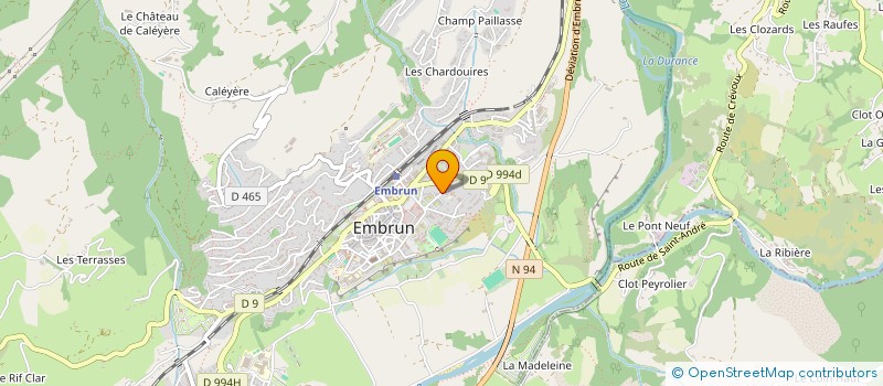 localisation de l'entreprise MONSIEUR CHRISTOPHE CHARREL à EMBRUN
