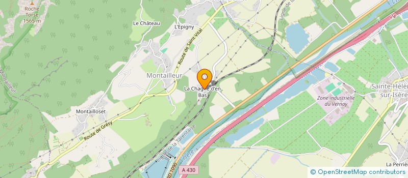 localisation de l'entreprise MONSIEUR CHRISTOPHE CHARRIER  MONTAILLEUR