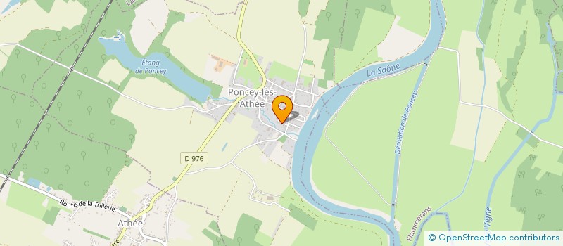 localisation de l'entreprise MONSIEUR CHRISTOPHE CHARRIER  PONCEY-LES-ATHEE