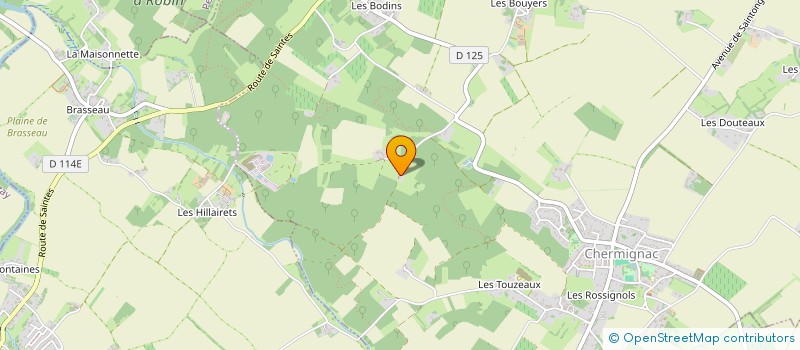 localisation de l'entreprise MONSIEUR CHRISTOPHE CHARRIER  CHERMIGNAC