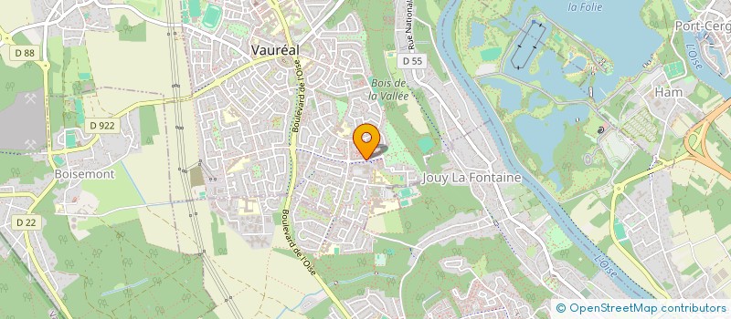 localisation de l'entreprise MONSIEUR CHRISTOPHE CHARTEREAU  VAUREAL