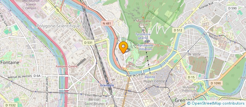 localisation de l'entreprise MONSIEUR CHRISTOPHE CHARVET à GRENOBLE