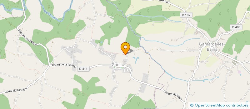 localisation de l'entreprise MONSIEUR CHRISTOPHE CHASSAGNETTE  GOOS