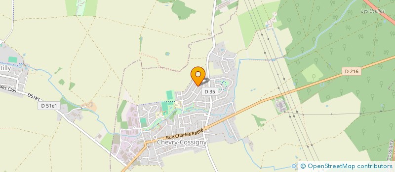 localisation de l'entreprise MONSIEUR CHRISTOPHE CHASSANG  CHEVRY-COSSIGNY