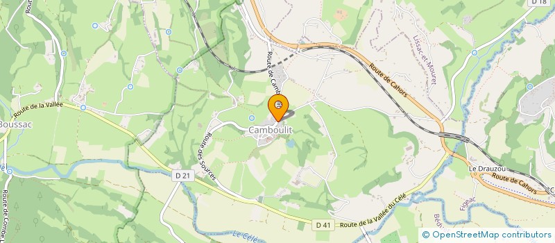 localisation de l'entreprise MONSIEUR CHRISTOPHE CHATAIN  CAMBOULIT