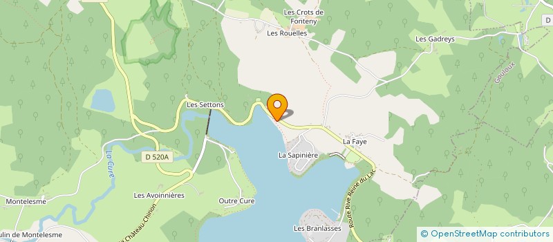 localisation de l'entreprise MONSIEUR CHRISTOPHE CHATEAU à MONTSAUCHE-LES-SETTONS