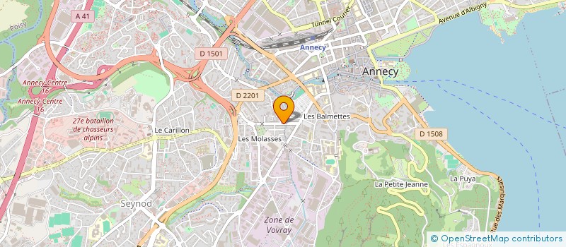 localisation de l'entreprise MONSIEUR CHRISTOPHE CHATELAIN à ANNECY