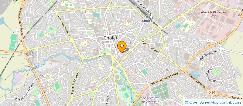 localisation de l'entreprise MONSIEUR CHRISTOPHE CHATELAIS à CHOLET