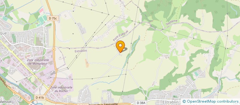 localisation de l'entreprise MONSIEUR CHRISTOPHE CHATELAN  ESTRABLIN