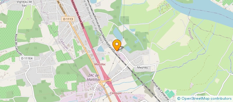 localisation de l'entreprise MONSIEUR CHRISTOPHE CHATENET  CADAUJAC