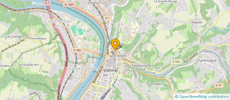 localisation de l'entreprise MONSIEUR CHRISTOPHE CHATENET à VIENNE