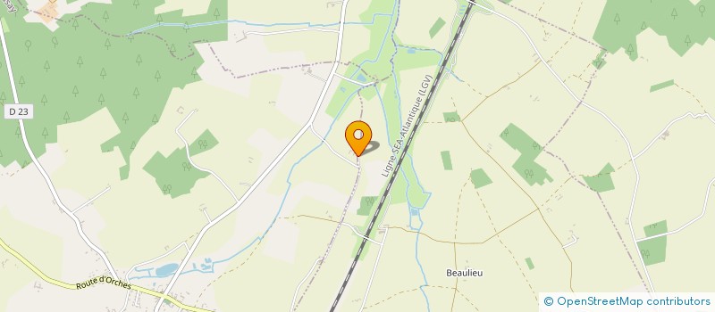 localisation de l'entreprise MONSIEUR CHRISTOPHE CHATILLON  SOSSAY