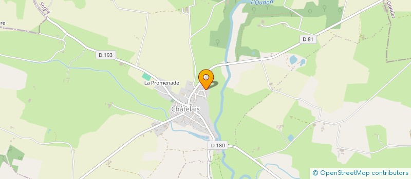 localisation de l'entreprise MONSIEUR CHRISTOPHE CHAUDET à SEGRE-EN-ANJOU BLEU