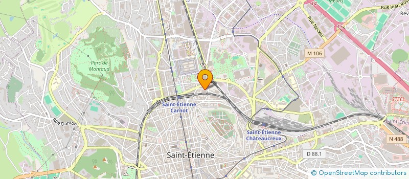 localisation de l'entreprise MONSIEUR CHRISTOPHE CHAUDIER à SAINT-ETIENNE